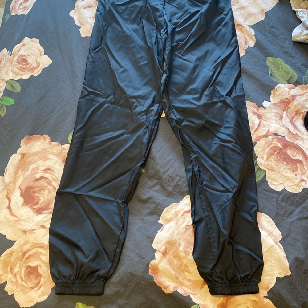 Suffolk trash bag pants for dance